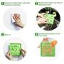 Pet Slow Feeder Bowl & Lick Mat Pad for Cats Dogs Non Slip Puzzle Bowl with Super Suction Cups, 4PCS Healthy Design Slower Feeder Dishes, For Grooming, Anxiety, Wash Your Buddy And Doggie Training