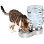 Waterer Stainless Steel Pet Dog Cat Water Fountain Bowl