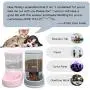 LeYoMiao Automatic Pet Feeder Medium and Small Pet Automatic Food Feeder and Drinker Set 3.8 L, Dog Travel Supplies Feeder and Drinker Cat Rabbit Pet Animal LeYoMiao Automatic Pet Feeder Medium and Small Pet Automatic Food Feeder and Drinker Set 3.8 L, Dog Travel Supplies Feeder and Drinker Cat Rabbit Pet Animal