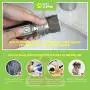 Domipet Dog Clipper for Grooming Professional Rechargeable Cordless Pet Grooming Kit Electric Hair Trimmers Shaver for Dogs Cats Quiet Comb Guides Scissors Cleaning Brush Oil Display Power Safety Lock