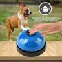 Chennie Pet Training Bells, Metal Bell Dog Training with Non Skid Rubber Bottoms Dog Door Bell Pet Communication Device Dog Interactive Toys