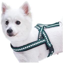 Blueberry Pet 3 Colors Soft & Comy Safety Reflective Padded Jacquard Dog Harnesses