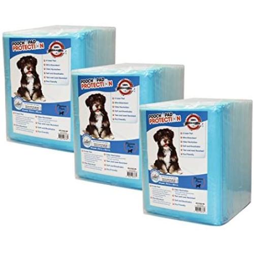 Pooch Pad Protection Training Dog Pads. Thick & Soft, Powerful Absorbent Puppy Pads. The New Deluxe Tech for High-Class Consumers