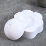 QINYUAN Cat Bowl, Raised Food Water with Detachable Elevated Stand Adjustable Tilted Pet Feeder No-Spill Dog