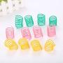 iSmarten Pet Wide Plastic Colorful Springs Cat Toys for Cat Kitten Pets (Random Color) (10pcs)