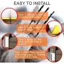 adimmobilize Anti Cat Scratch Tape,Double Sided Cat Scratch Deterrent Tape 4''W x 15''L x 25 Sheets, Clear, Removable, Residue-Free
