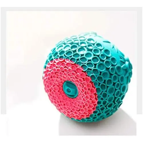 Pet Supplies Dog Toy Ball bite-Resistant Stretch Ball Puppies molars Clean Teeth - Green + Powder Pet Supplies Dog Toy Ball bite-Resistant Stretch Ball Puppies molars Clean Teeth - Green + Powder