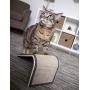 SmartyKat, Sisal Angle Ramp, Cat Scratcher, Interactive Cat Toy, Durable Wooden Structure with Natural Sisal Surface