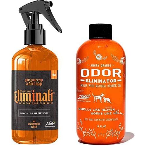 ANGRY ORANGE Pet Odor Eliminator and Eliminati Toilet & Bathroom Spray ANGRY ORANGE Pet Odor Eliminator and Eliminati Toilet & Bathroom Spray