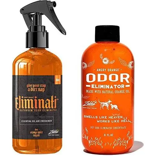 ANGRY ORANGE Pet Odor Eliminator and Eliminati Toilet & Bathroom Spray