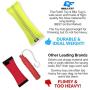 2-in-1 Floating Fetch Toy & Bite Tug - Tough, Strong, Interactive Dog Throw Toys for Medium to Large Dogs - Perfect for Dock Diving, Training & Fetching - Fire Hose Ballistic Water Pool Dog Fetch Toy