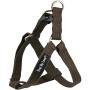 Cotton Web Adjustable Dog Step-in Harness 4 Sizes Brown