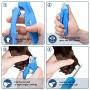 FOCUSPET Dog Nail Clippers and Trimmers, Cat Nail Clipper with LED Light Safety Guard to Avoid Over-Cutting Professional Pet Nail Trimmer Rechargeable with Free Nail File for Small Medium Large Pets
