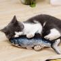 ocijf179 Lobster Toy Cat Electric Jumping Simulation Fish Toy with Mint Powder Kitten Pet Supplies - A