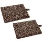 Quality Thermal Cat Mat and Free Cat Toy (Assorted Colors) (1, 2, 3, or 4 Mats) Cozy Self Heating Warming Kitty Kitten Puppy Small Dog Bed, Reversible Washable Pad, No Electricity