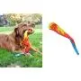 MPP Rocket Flying Comet Dog Fetch Toy Colorful Tennis Ball Sleeve Soar Wind Sock 23''