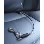 Leash Boss Dog Car Seat Belt Restraint - No-Chew Heavy Duty Car Seatbelt for Pets - 5 Sizes - Coated Steel Rope to Prevent Chewing