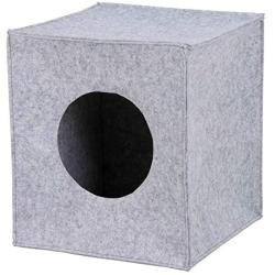 Royal Pet Club Anton Cuddly Cave for Shelf, 33 x 33 x 37 cm, Grey