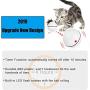 CHOKMAX Cat Toys Balls, Newest Version Interactive Smart Cat Toy, Automatic Rechargeable Self Rotating Rolling Ball with LED Light Pet Exercise Chaser Toy for Indoor Cats