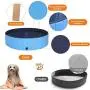 POTBY Foldable Pet Swimming Pool, Portable Collapsible Dog Bathing Tub, Round PVC Leakproof Water Pool with Brush, Indoor Outdoor Playing Wash Pond for Puppy, Dogs, Cats POTBY Foldable Pet Swimming Pool, Portable Collapsible Dog Bathing Tub, Round PVC Leakproof Water Pool with Brush, Indoor Outdoor Playing Wash Pond for Puppy, Dogs, Cats
