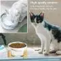 Jerock Ceramic Cat Dog Bowls Raised Food and Water Dish with Anti-Slip Wooden Stand Elevated Round Pet Feeding Bowl Dishwasher Safe & Easy to Clean Jerock Ceramic Cat Dog Bowls Raised Food and Water Dish with Anti-Slip Wooden Stand Elevated Round Pet Feeding Bowl Dishwasher Safe & Easy to Clean