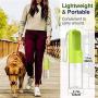 YoNiYar Portable Dog Water Bottle for Walking,Pet Drinking Feeder,Puppy Water Dispenser,Travel Drinking Bowl,Kittens Drink Cup