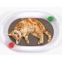 IMPHOM Cat Scratcher Toy Ball Roller Track Cat Ball Tower Puzzle Set Turn Plate Table Pet Baby Toy Four Ball.(White Color)