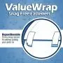 ValueWrap Disposable Male Dog Diapers, 2-Tabs Small, 24 Count - Male Wraps, Snag-Free Fastener, Leak Protection, Wetness Indicator