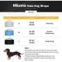Mkono Male Dog Wraps Reusable Dog Diapers Male Belly Band Washable Diapers,Highly Absorbent Belly Bands for Small and Medium Dogs(3 Pack), Medium