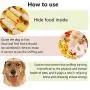 N/G Pet Snuffle Mat for Dogs,Nosework Blanket Feeding Training Mat,Pizza Shape Sniffing Mats,Pet Treat Interactive Puzzle Dispenser Toys,Pet Activity/Bed Mat,Encourages Foraging Skills 20x20 inch