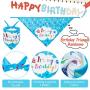 EXPAWLORER Dog Birthday Bandana Set - Cute Hat and Squeaky Cake Toy for Birthday Party Supplies Gift - Great for Small Medium Large Dogs