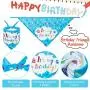 EXPAWLORER Dog Birthday Bandana Set - Cute Hat and Squeaky Cake Toy for Birthday Party Supplies Gift - Great for Small Medium Large Dogs EXPAWLORER Dog Birthday Bandana Set - Cute Hat and Squeaky Cake Toy for Birthday Party Supplies Gift - Great for Small Medium Large Dogs