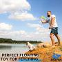 2-in-1 Floating Dog Fetch Toy & Bite Tug - Tough, Interactive Throw Toys for Medium to Large Dogs - Perfect for Dock Diving, Training & Fetching - Fire Hose Dog Water Pool Toy - Easy to Spot & Pick-Up 2-in-1 Floating Dog Fetch Toy & Bite Tug - Tough, Interactive Throw Toys for Medium to Large Dogs - Perfect for Dock Diving, Training & Fetching - Fire Hose Dog Water Pool Toy - Easy to Spot & Pick-Up