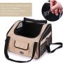 Pettom Pet Car Booster Seat Carrier Airline Approved for Dog Cat Puppy Small Animal Travel Cage