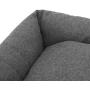 Rosewood Medium Dog Bed for Medium Dog Breeds. Machine Washable, Super Soft and Cosy Grey Felt Orthopaedic Memory Foam Dog Bed, 73x55x17cm (approximatley 28x21x7 inch)