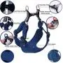 MSRVI Freedom No Pull Dog Harness and Leash Set - Suede Velvet Night Reflective Adjustable Dog Harnesses for Small Dogs Medium Dogs Large Dog Easy Walk Dog Harness Pink MSRVI Freedom No Pull Dog Harness and Leash Set - Suede Velvet Night Reflective Adjustable Dog Harnesses for Small Dogs Medium Dogs Large Dog Easy Walk Dog Harness Pink