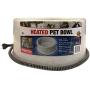 Farm Innovators Model P-60S 1-1/2-Gallon Round Heated Pet Bowl, Grey, 60-Watt