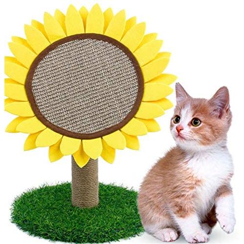 LIJS Pet Supplies Sunflower Cat Scratches Sisal Cat Scratches Vertical Grinding Claw cat Scratches and Bites Catnip Toys cat Scratches and Bites cat Scratches Carpet cat Scratches Game