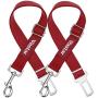 Vastar 2 Packs Adjustable Pet Dog Cat Car Seat Belt Safety Leads Vehicle Seatbelt Harness