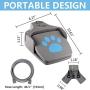 Dog Water Fountain Step On Dog Sprinkler Toy, Easy Paw Activated Drinking Pet Dispenser with 3-Pattern Spray Modes for Small Medium Large Dogs Happiness and Fun, Including 9.8ft Hose & 2-Way Splitter