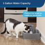 PetSafe Drinkwell 1/2, 1, or 2 Gallon Pet Fountains, Best for Cats, Dogs and Multiple Pets, Adjustable Stream, Fresh Water Dispenser, Easy to Clean Design, 2 Filters Included