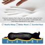 INVENHO Memory Foam Dog Bed 40'' x 27”Large Size Orthopedic Dog Bed, Therapeutic Joint & Muscle Relief Removeable & Washable Bed Cover with Waterproof Inner Lining