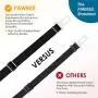 PAWBEE Car Dog Seat Belt - 2 Pack Safety Pet Seatbelt - Adjustable Car Seatbelt For Dogs - Dog Seat Belt For Vehicles - Safety Dog Car Seat Belt - Durable Nylon Dog Seatbelt With Stainless Hook & Clip