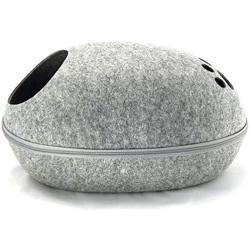 Cat Cave Dream Pet Bed Cave Bed Felted with Washable Cushion for Indoor Outdoor for All Cat Sizes