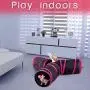 Collapsible Cat Tunnel, 3 Way Cat Tube Kitty Tunnel, Cat Pet Tunnel Toys with Peek Hole and Toy Ball, Small pet Tunnel for Kitty, Puppy, Rabbit