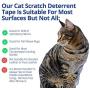 Di and Drew Cat Furniture Protector, 10 Pack Double Sided Clear Anti-Scratch Cat Deterrent Training Tape, 5 Pack XL + 5-Pack Large Cat Training Tape, No Pins or Residue