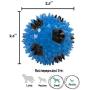 Gnawsome 2.5” Squeak & Light Soccer Ball Dog Toy - Small, Promotes Dental and Gum Health for Your Pet, Colors will vary, 2.5''
