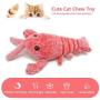 Efoee Cat Toy, Electric Moving Plush Lobster Cat Toys, Motion Kitten Catnip Toys, Interactive Cat Toys for Indoor Cats, Pet Toys for Cats Exercise