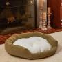 South Pine Porch Maddie Donut Dog Bed with Removable Center Pillow