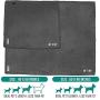 PetAmi Dog Blanket, Sherpa Dog Blanket | Plush, Reversible, Warm Pet Blanket for Dog Bed, Couch, Sofa, Car